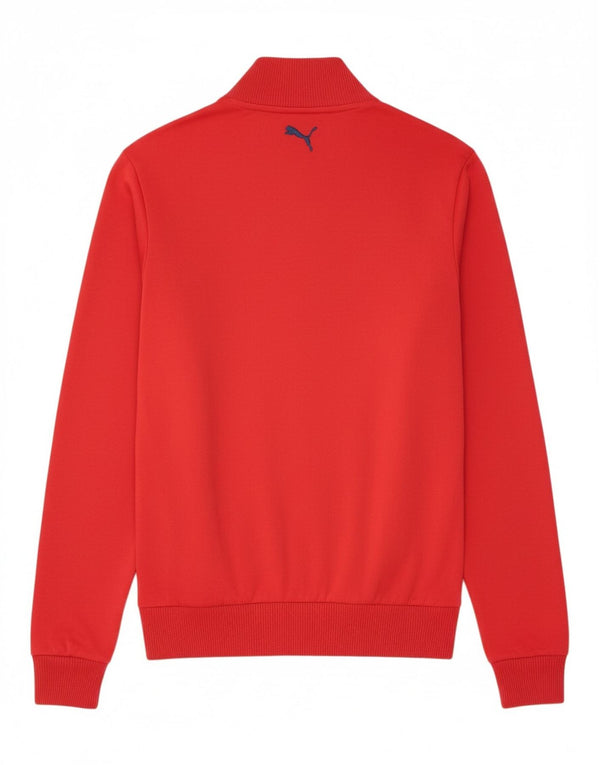 Puma Træningsdragt til mænd Top jakke Medium rød stribet polyester
