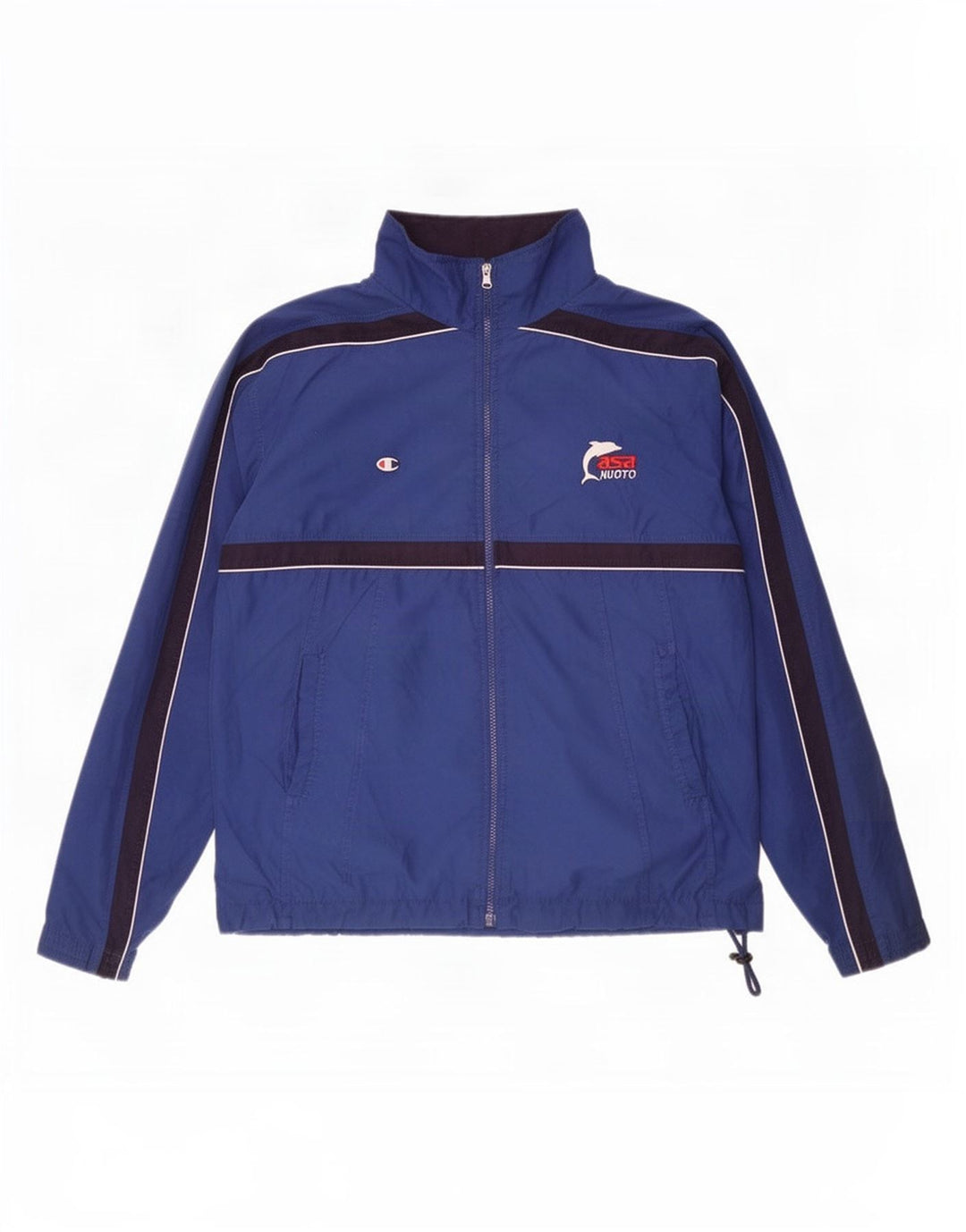 Champion Herre træningsdragt Topjakke Medium Blue Colourblock