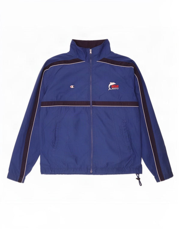 Champion Herre træningsdragt Topjakke Medium Blue Colourblock