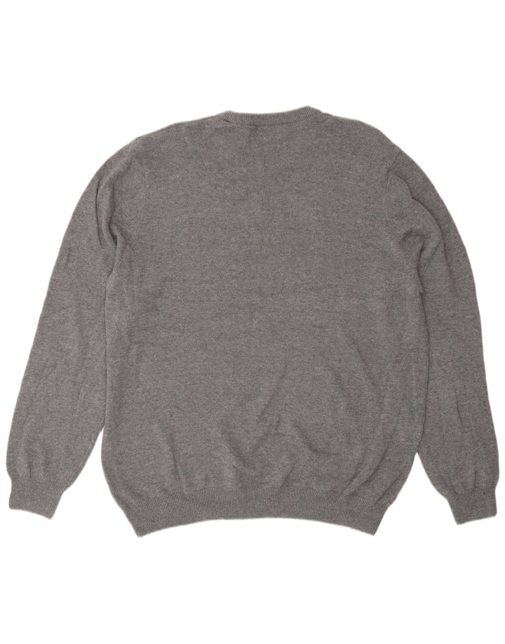 Marks & Spencer Herre sweater med rund hals XL Grå