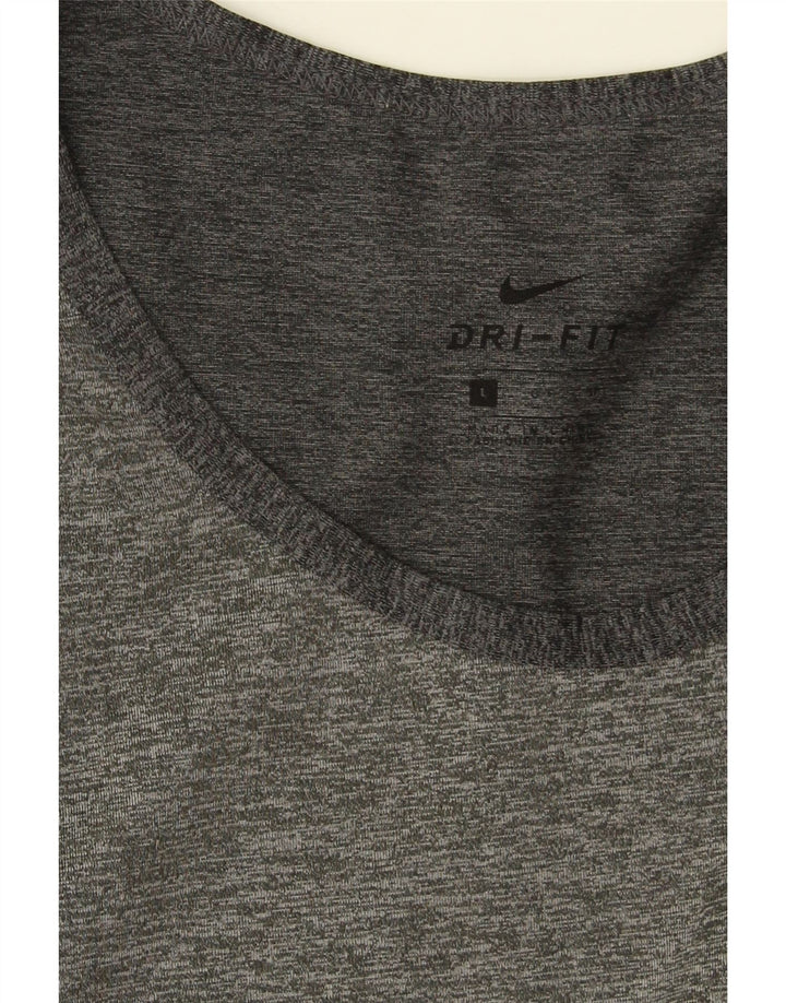 Nike Herre Dri Fit Vest Top Large Grå Flecked