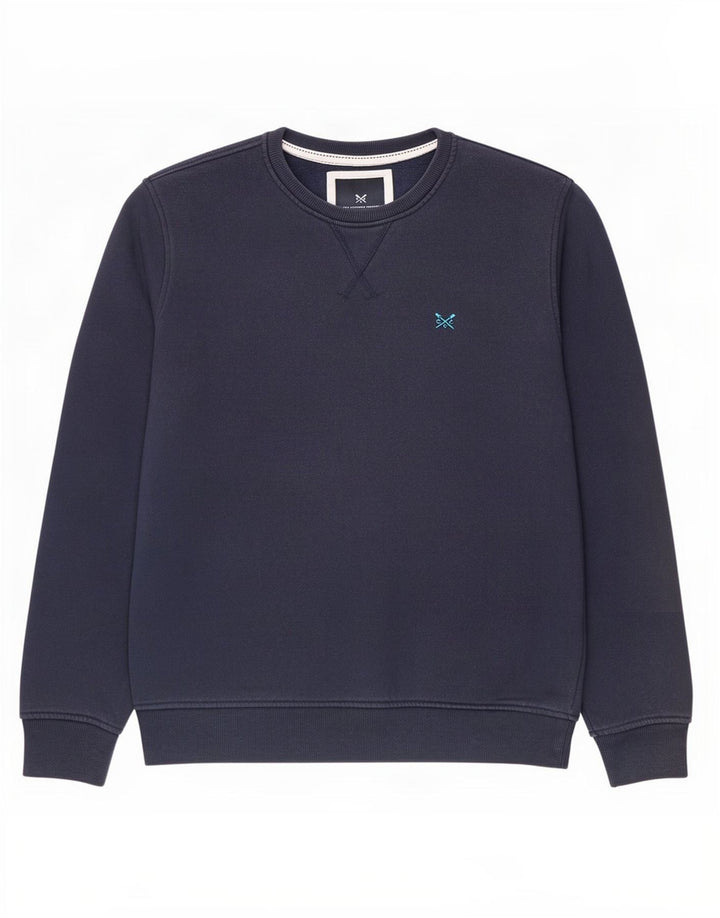 Besætningstøj Herre sweatshirt Jumper Medium Navyblå Bomuld