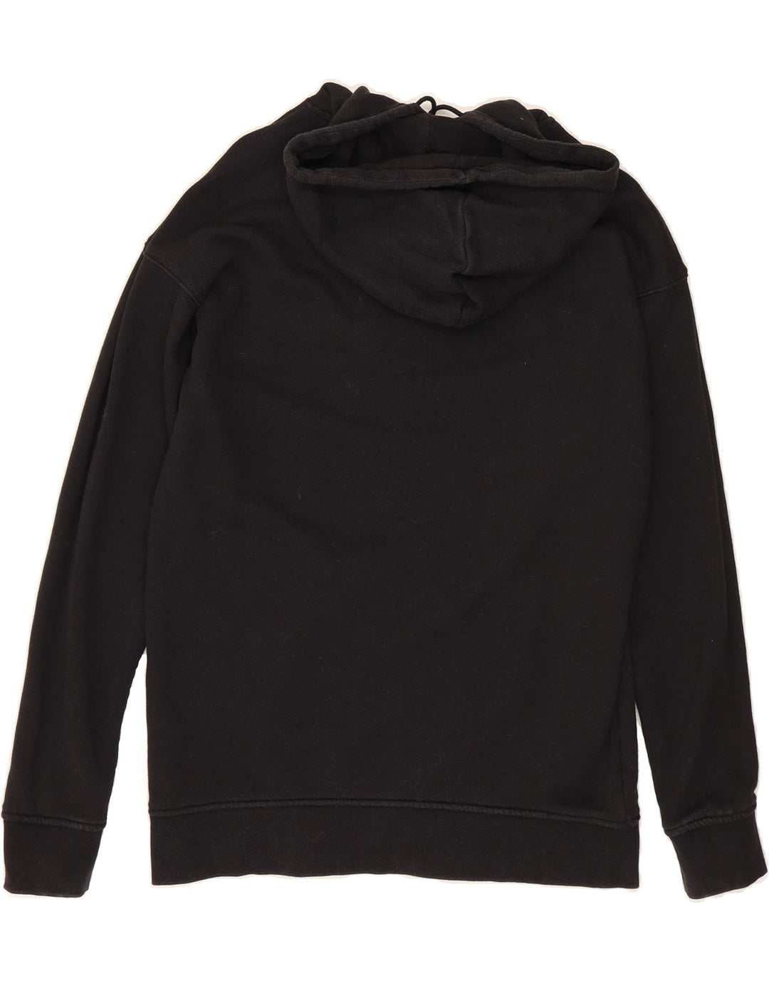 ADIDAS Womens Graphic Hoodie Jumper UK 12 Medium  Black Vintage Adidas and Second-Hand Adidas from Messina Hembry 