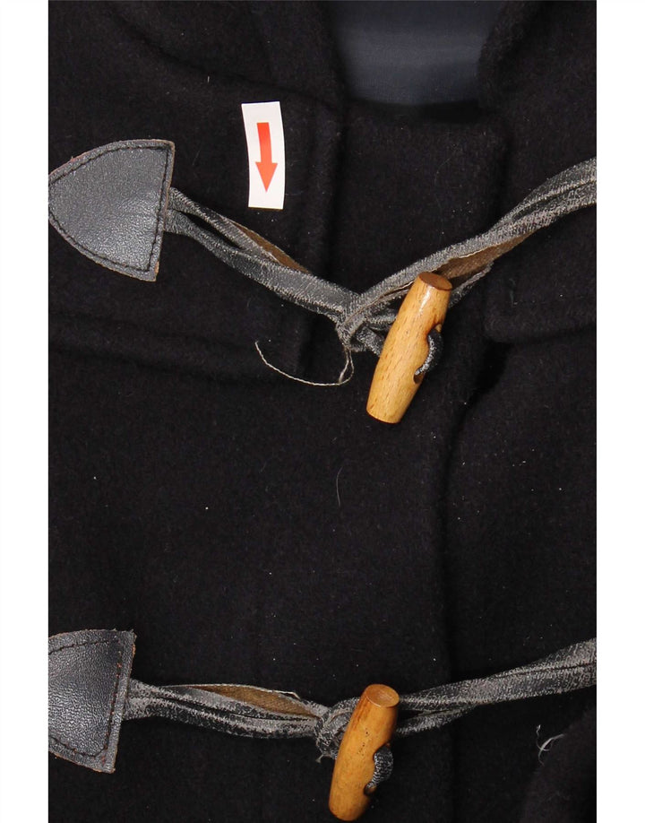 Paul & Shark Dame Hooded Duffel Coat UK 14 Medium Navy Blue Wool