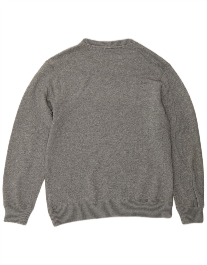 Jordan sweatshirt til mænd mellem grå flækket bomuld