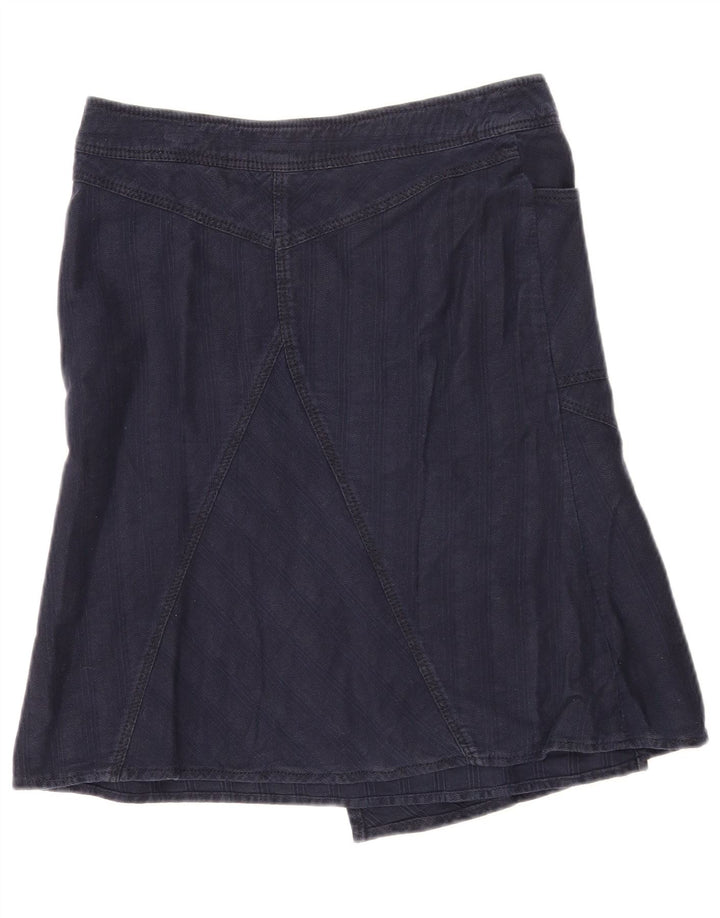 Max & Co. A-line nederdel til kvinder W28 Mellem marineblå stribet