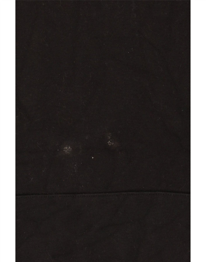 TOMMY HILFIGER Mens Hoodie Jumper Small Black Cotton Vintage Tommy Hilfiger and Second-Hand Tommy Hilfiger from Messina Hembry 