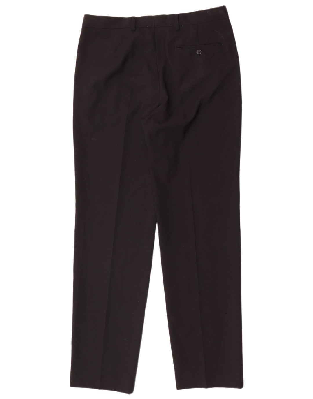 Marks & Spencer Herre Regular Fit Suit Bukser W34 L33 Marineblå polyester