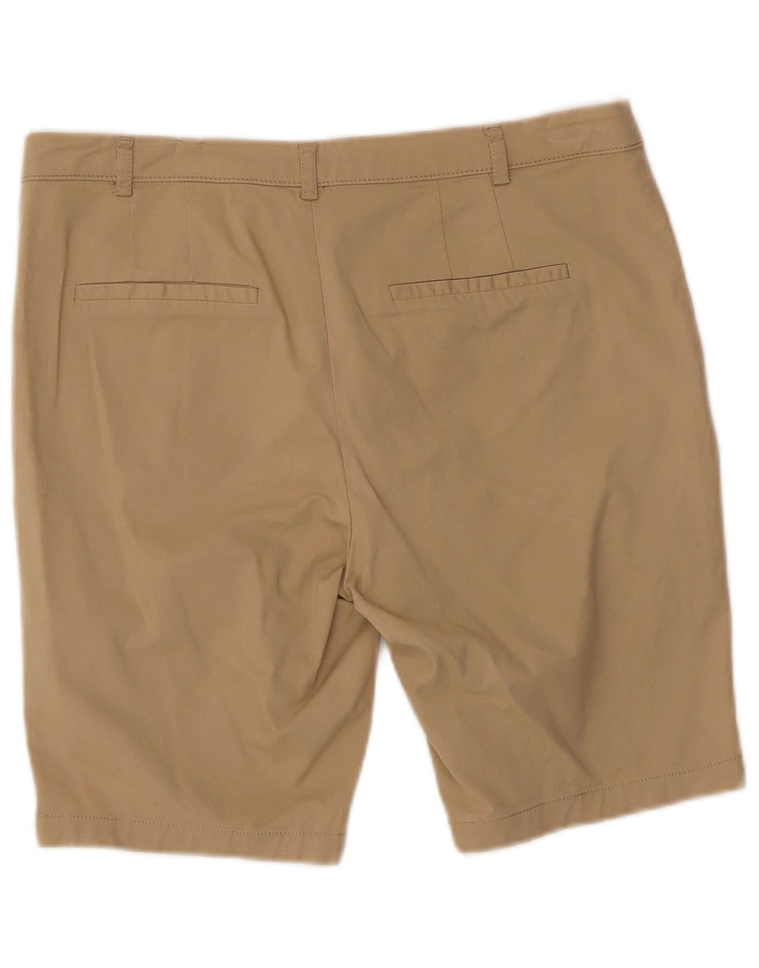 ZARA Womens Chino Shorts Medium W28 Beige Cotton