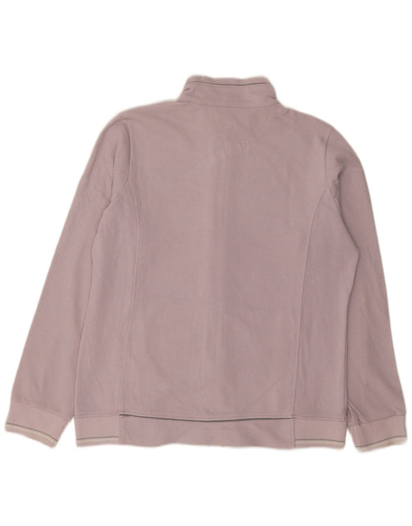 Champion Dame Easy Fit træningsdragt Topjakke UK 18 XL Lilla Colourblock
