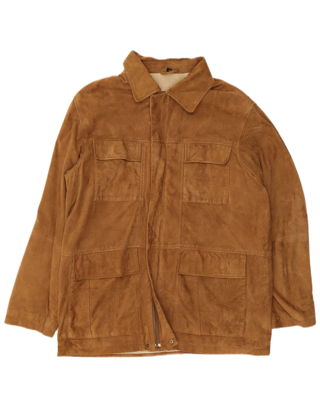 Camel Active Herre ruskindsjakke UK 42 XL brunt læder
