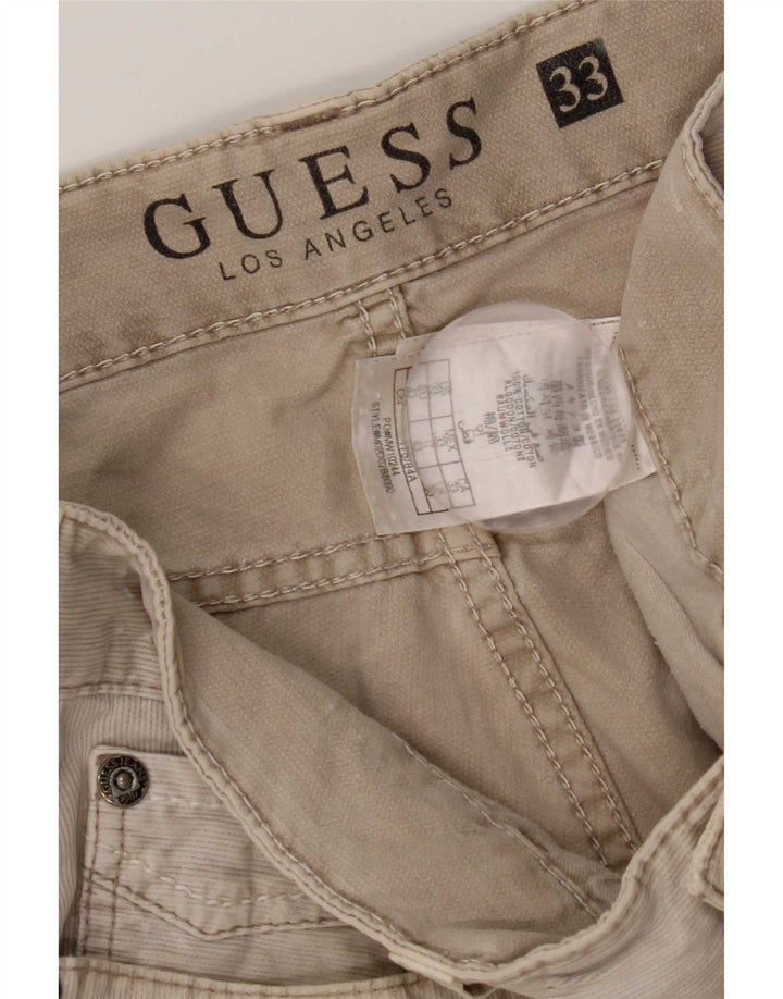 Guess Casual Shorts til mænd W33 Large Grå
