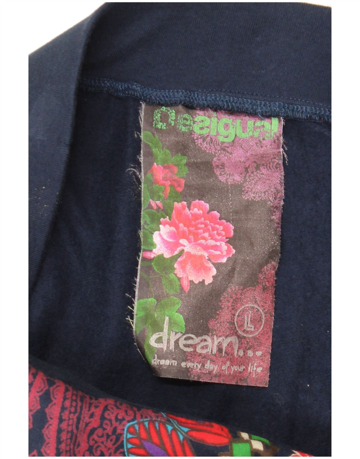 Desigual Dame Grafisk Mini Nederdel Stor W32 Flerfarvet Geometrisk Bomuld