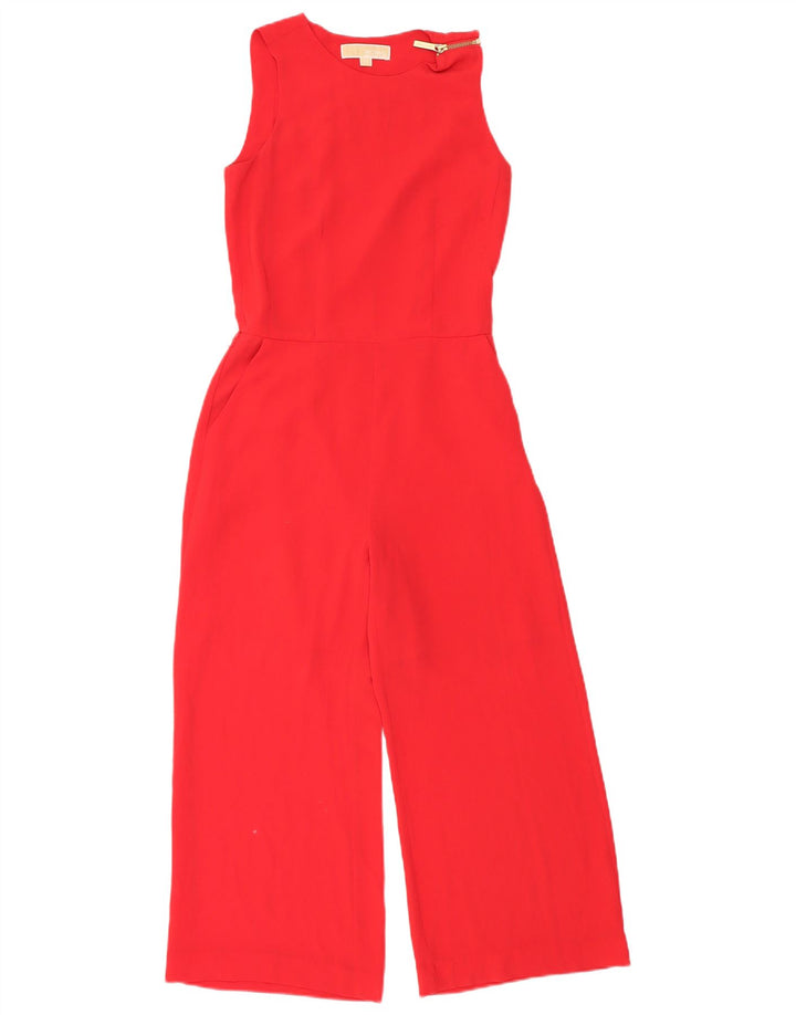 MICHAEL KORS Jumpsuit uden ærmer til kvinder US 00 2XS Rød