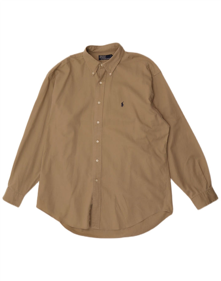 Polo Ralph Lauren Herreskjorte Stor Beige Bomuld