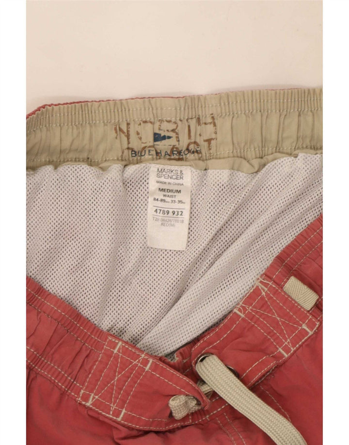Marks & Spencer Badeshorts til mænd Medium rød bomuld