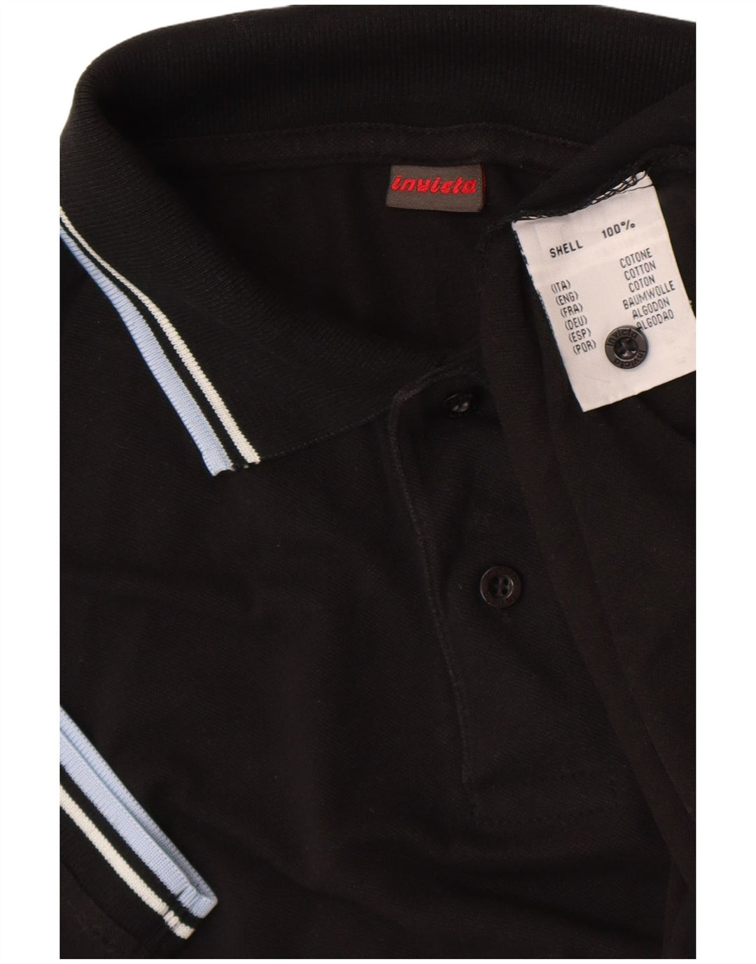 Invicta herre poloshirt XL sort bomuld