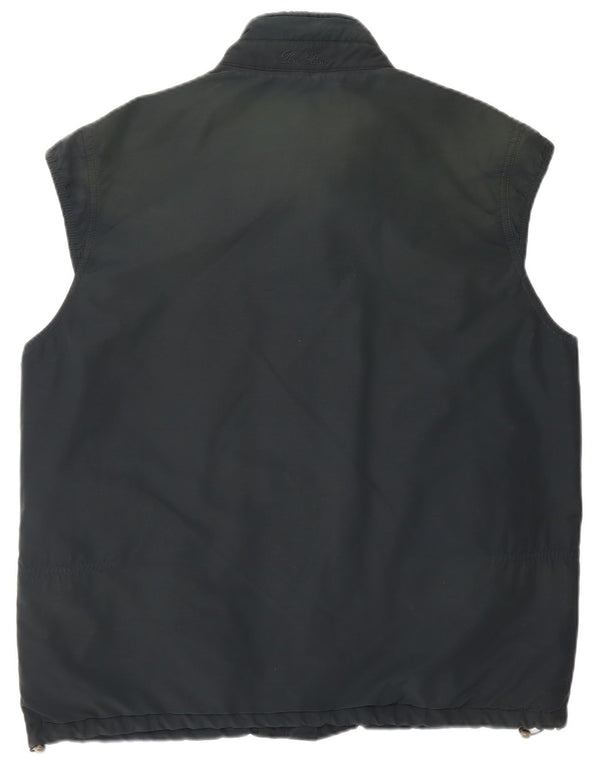 Loro Piana Herre Gilet UK 42 XL Sort Virgin Wool