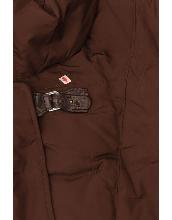 GEOX Polstret Damejakke UK 12 Medium Brun