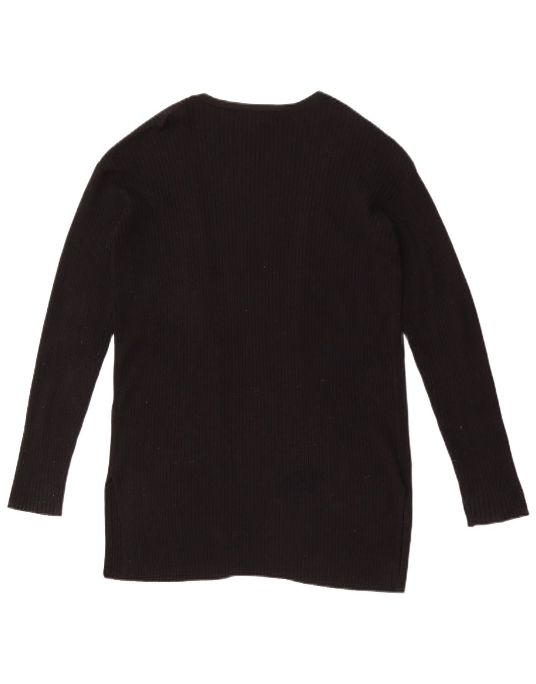 Marks & Spencer Dame Oversized Open Cardigan Sweater UK 6 XS Sort