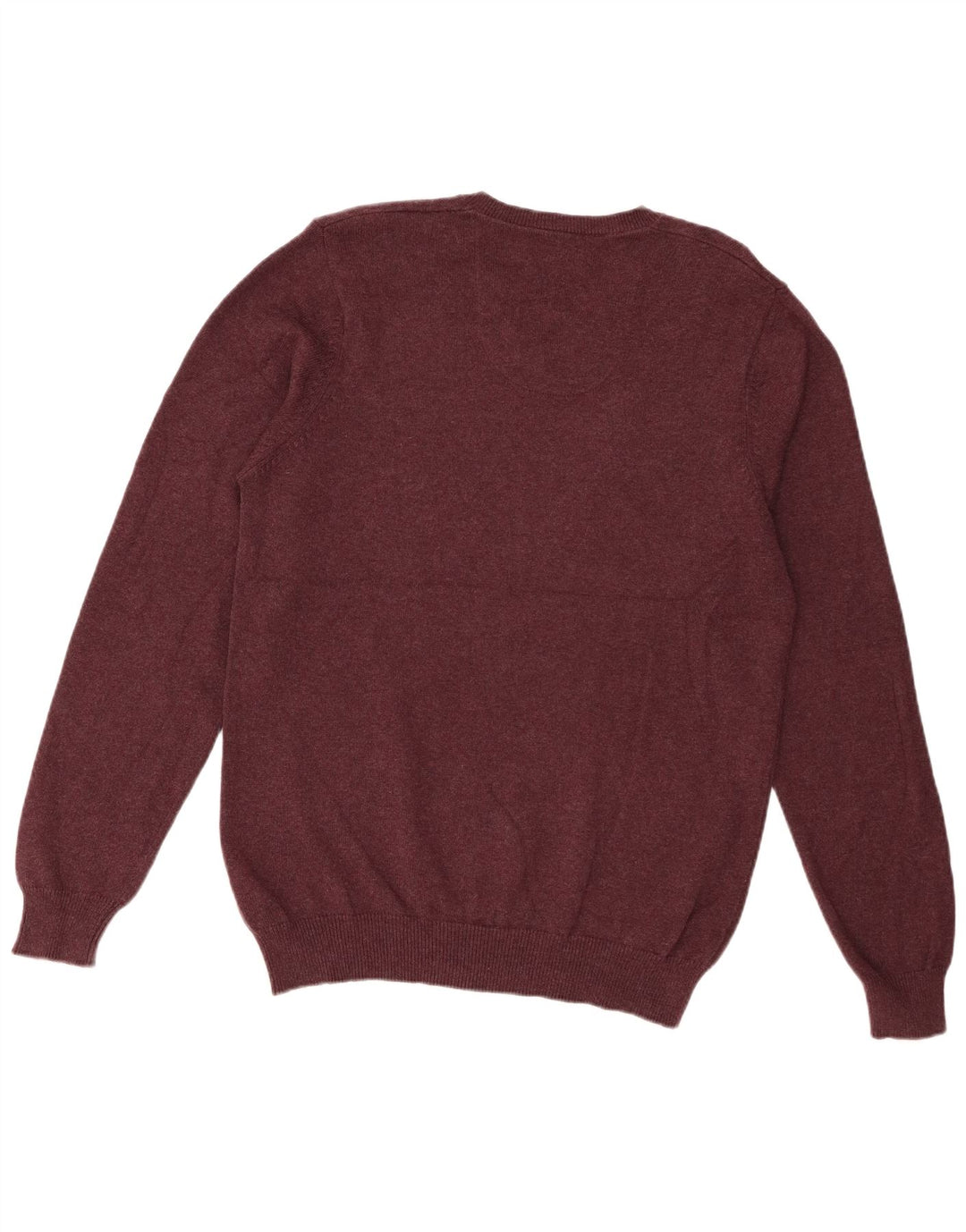 Marks & Spencer Herre Regular Fit V-hals sweater Medium Burgundy