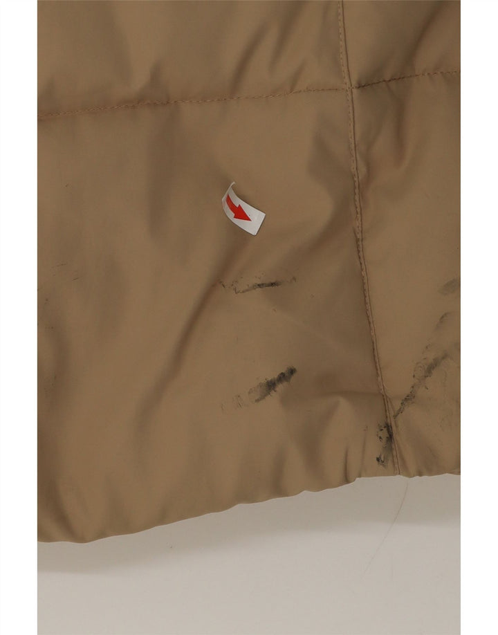 Puffa Womens Polstret Frakke UK 14 Medium Beige Polyester