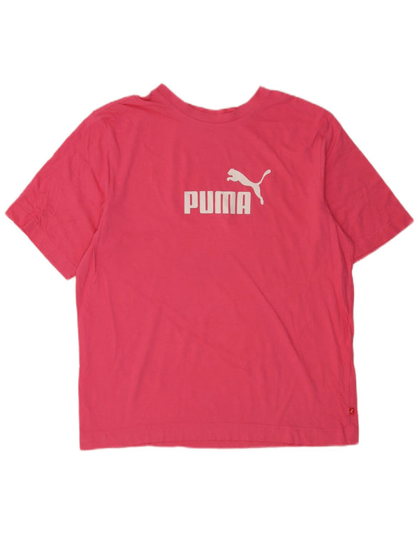 Puma Herre Grafisk T-Shirt Top Stor Pink