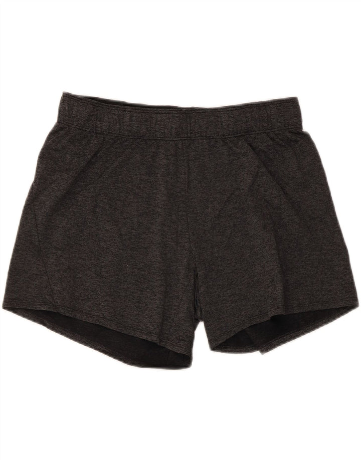 Nike Dame Dri Fit Sportshorts UK 14 Medium Grey Polyester