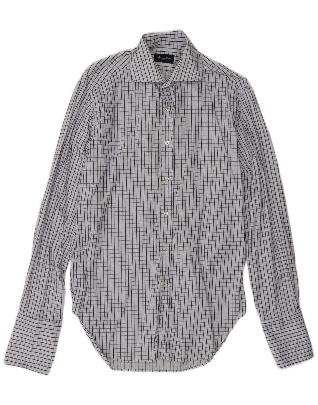 Massimo Dutti Herreskjorte Medium Blue Check
