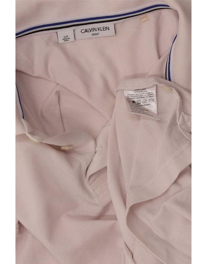 Calvin Klein herre poloshirt Lille pink bomuld