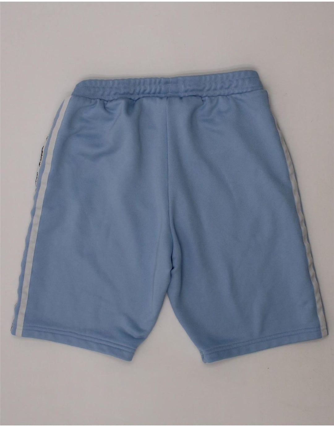 ADIDAS Boys Graphic Sport Shorts 11-12 Years  Blue Polyester Vintage Adidas and Second-Hand Adidas from Messina Hembry 