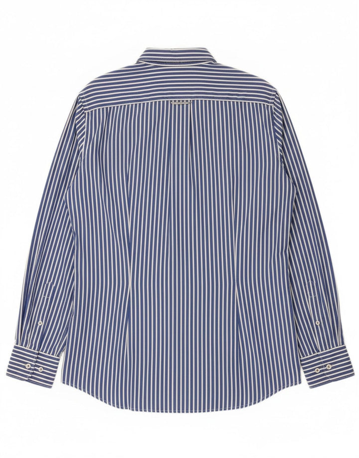 Fred Perry Herre Slim Fit skjorte Medium blå stribet bomuld