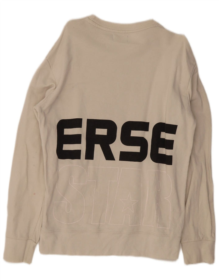 Converse Herre grafisk sweatshirt Jumper Medium Beige Bomuld