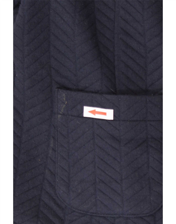 Marks & Spencer Dame Blazer Jacket UK 14 Medium Navy Blue Polyester