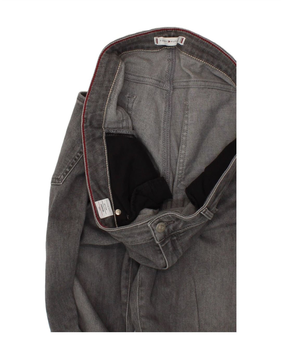 TOMMY HILFIGER Womens Skinny Jeans W36 L30 Grey Vintage Tommy Hilfiger and Second-Hand Tommy Hilfiger from Messina Hembry 