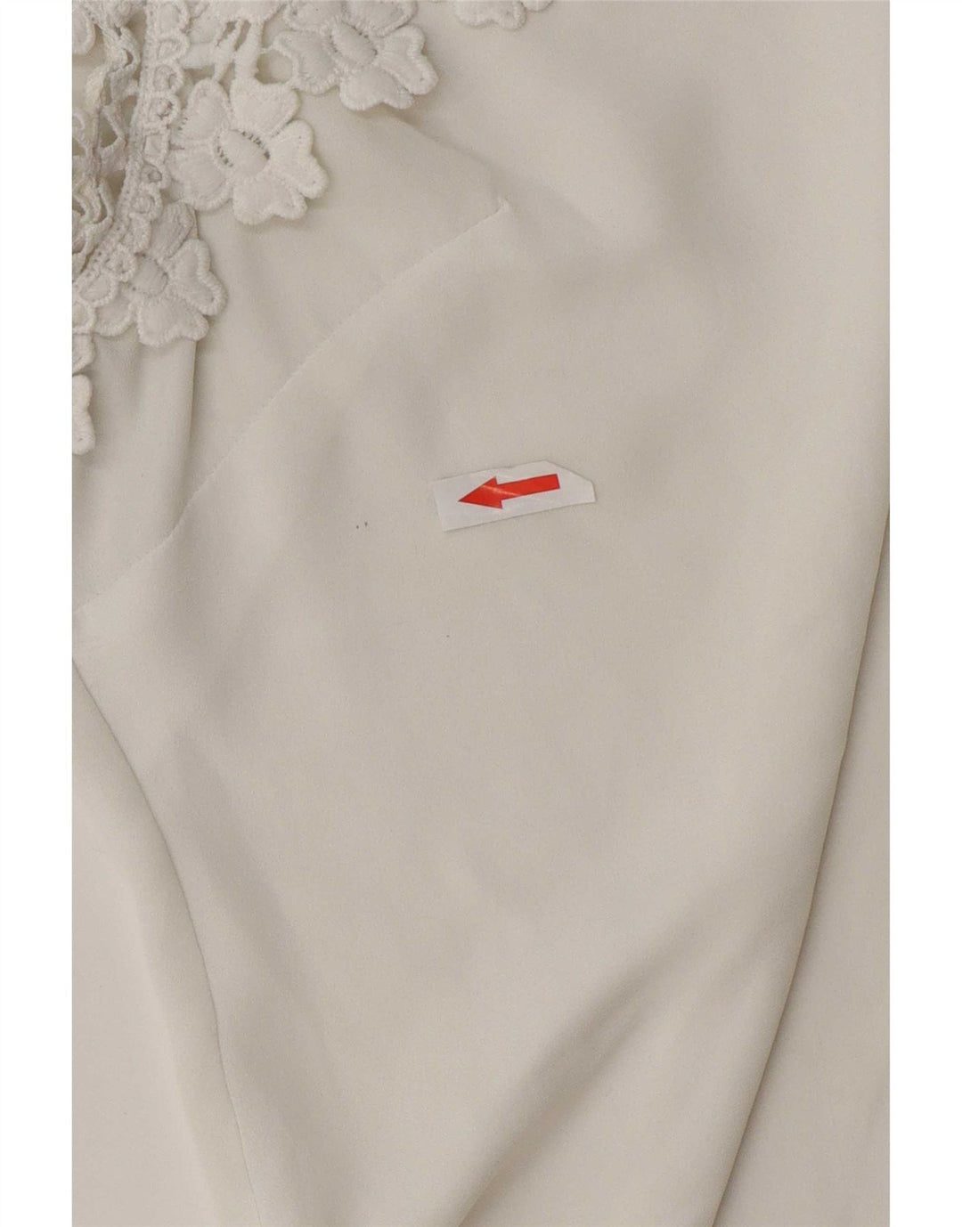 Lipsy Dame Bluse Top UK 16 Large White Polyester