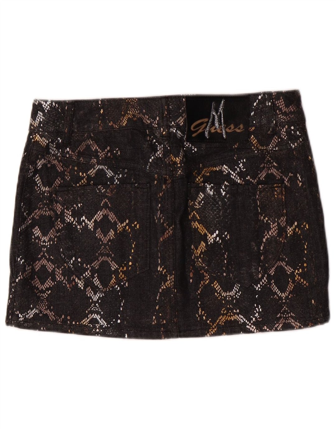 Guess By Marciano Dame Denim Nederdel IT 42 Medium W30 Sort Bomuld