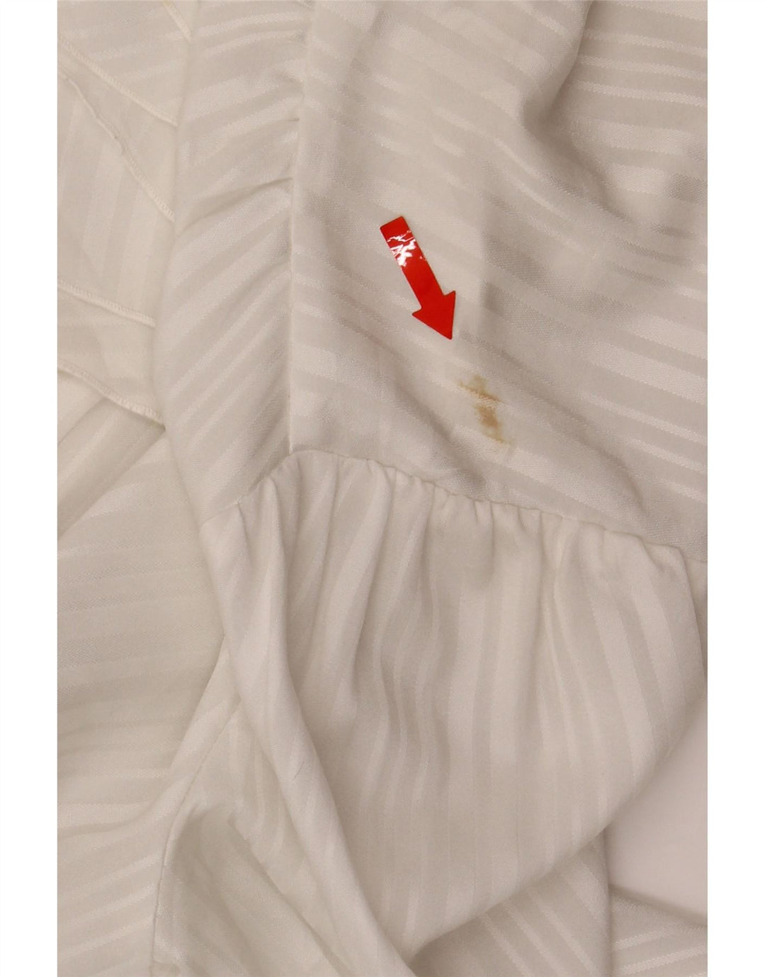 SHIP 'N SHORE Womens Ruffle Front Shirt Blouse UK 14 Large White Vintage Ship 'n Shore and Second-Hand Ship 'n Shore from Messina Hembry 