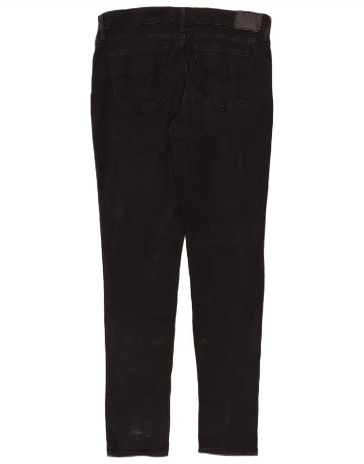 Levi's Dame 711 Skinny Jeans W31 L32 Sort Bomuld
