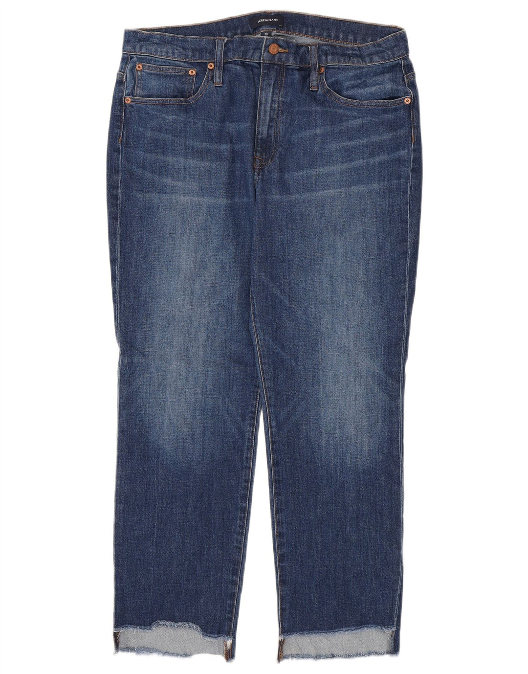 J. CREW Lige jeans til kvinder W30 L27 blå bomuld
