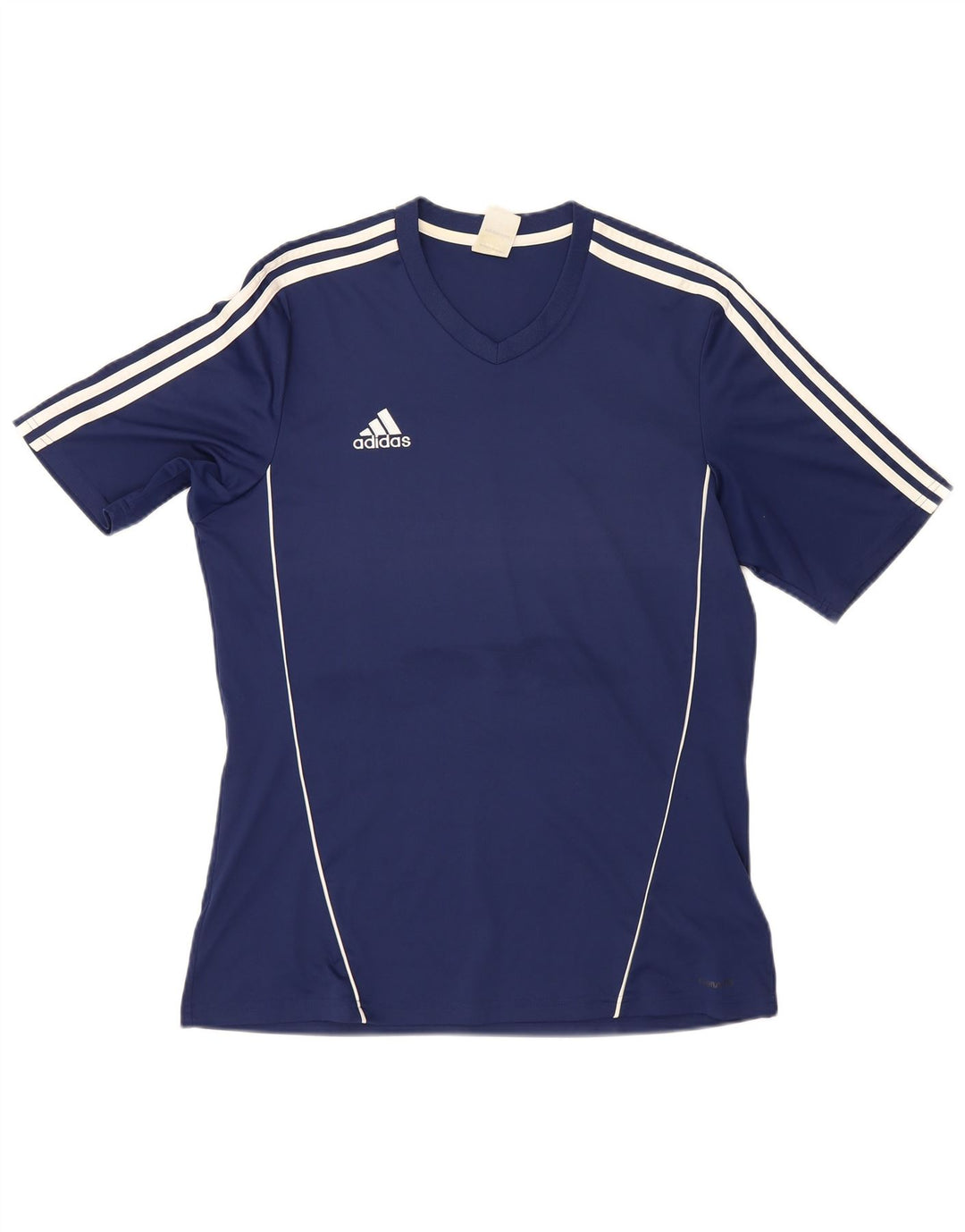 Adidas Herre T-Shirt Top Stor Marineblå Polyester