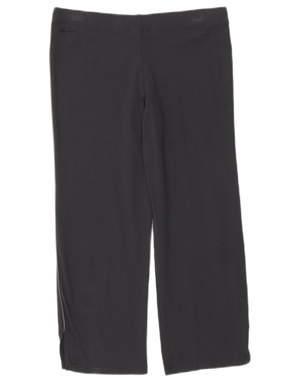 Nike Womens Dri Fit Capri Tracksuit Trousers UK 8/10 Small Black