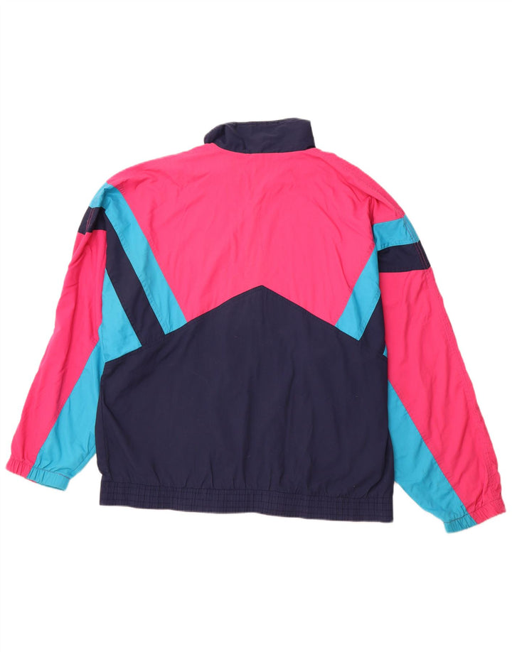 LEOPARD Træningsdragt til mænd Topjakke XL Marineblå Colourblock Polyester