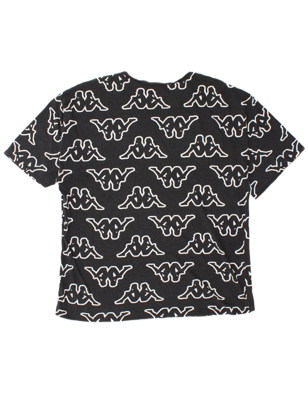 Kappa Herre Tezenis Grafisk T-Shirt Top Stor Sort
