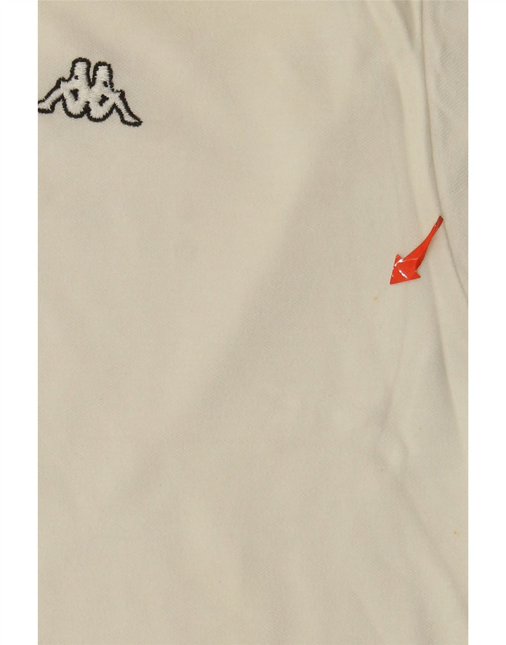 Kappa herre poloshirt Medium hvid bomuld