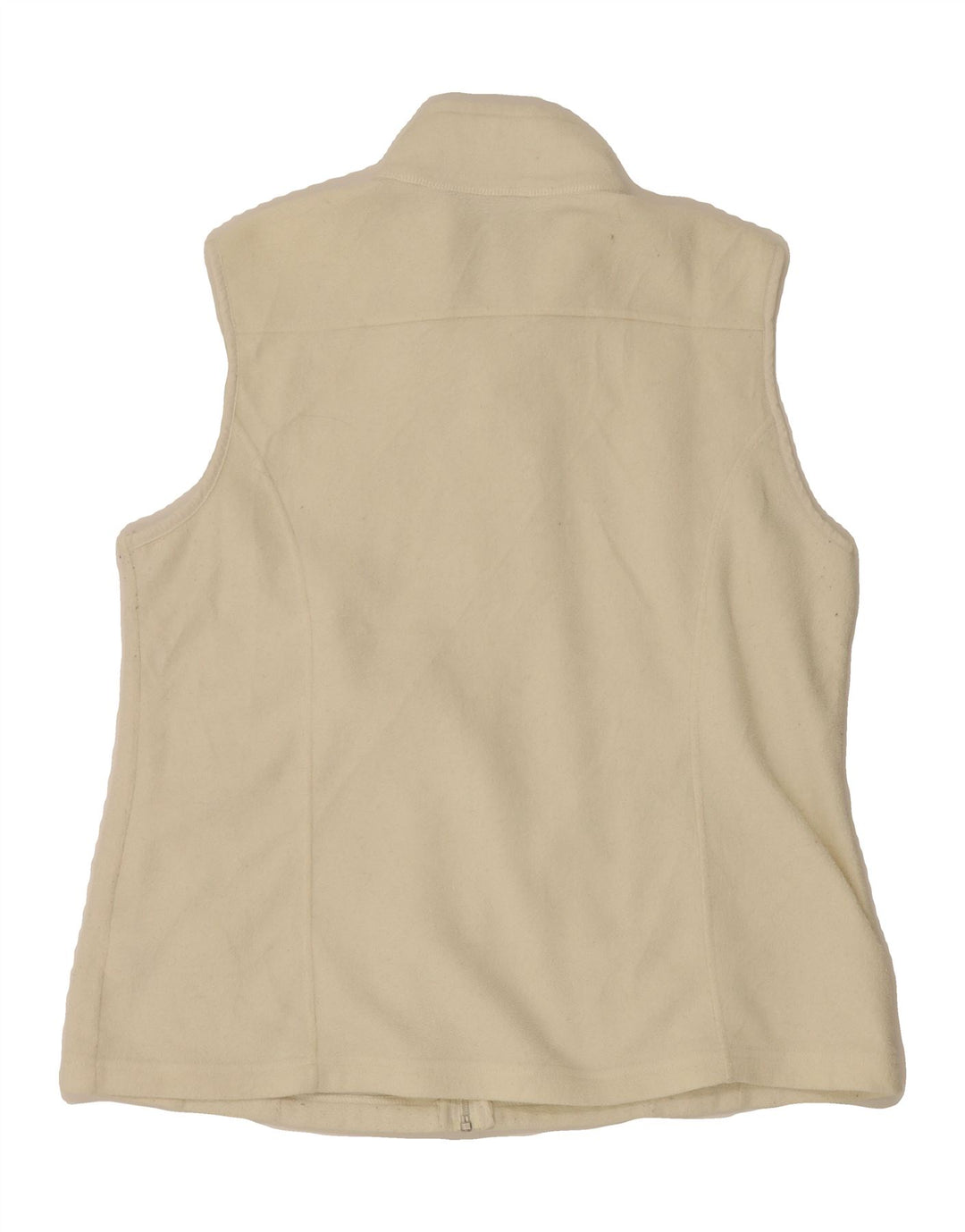 EDDIE BAUER Womens Fleece Gilet UK 18 XL Off White Polyester Vintage Eddie Bauer and Second-Hand Eddie Bauer from Messina Hembry 