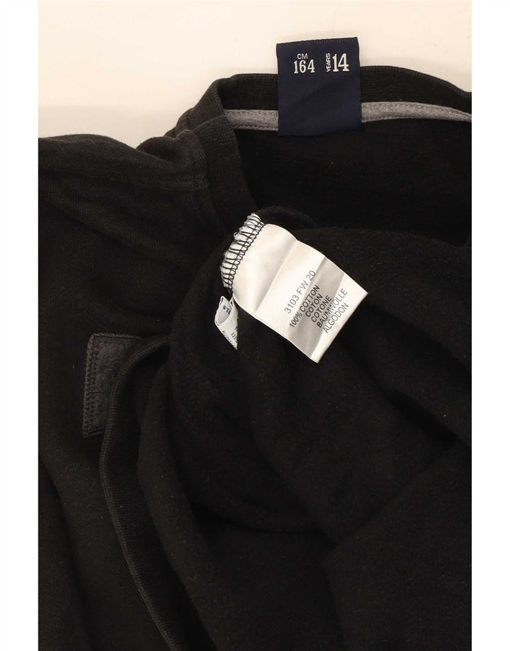 North Sails Drenge Grafisk Sweatshirt Jumper 13-14 År Sort Bomuld