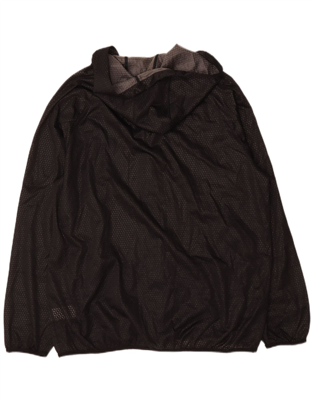 Adidas Regnjakke med hætte til mænd UK 42 XL Sort Polyester