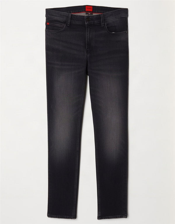 Hugo Boss Herre Slim Jeans W33 L29 Sort Bomuld