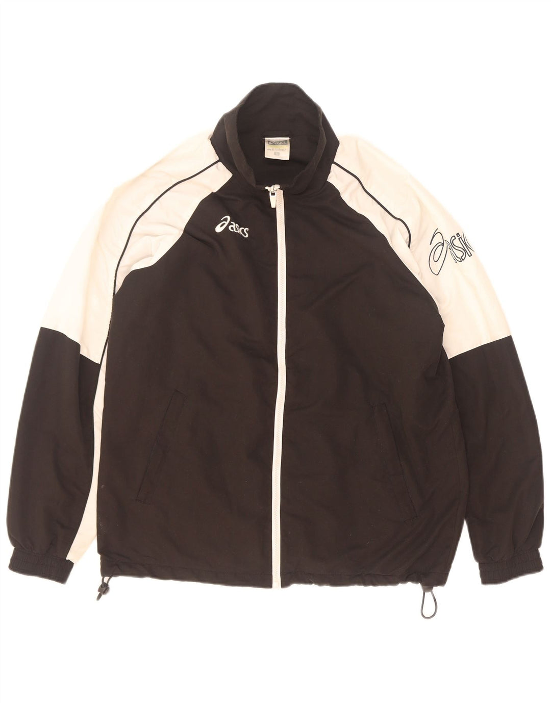 Asics Herre grafisk træningsdragt Top jakke Lille sort Colourblock Polyester